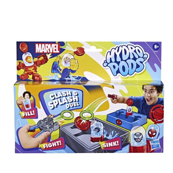 Hydro Pods Marvel Clash & Splash Duel Battle Set, Spider-Man Water Activated - Picture 5 of 8